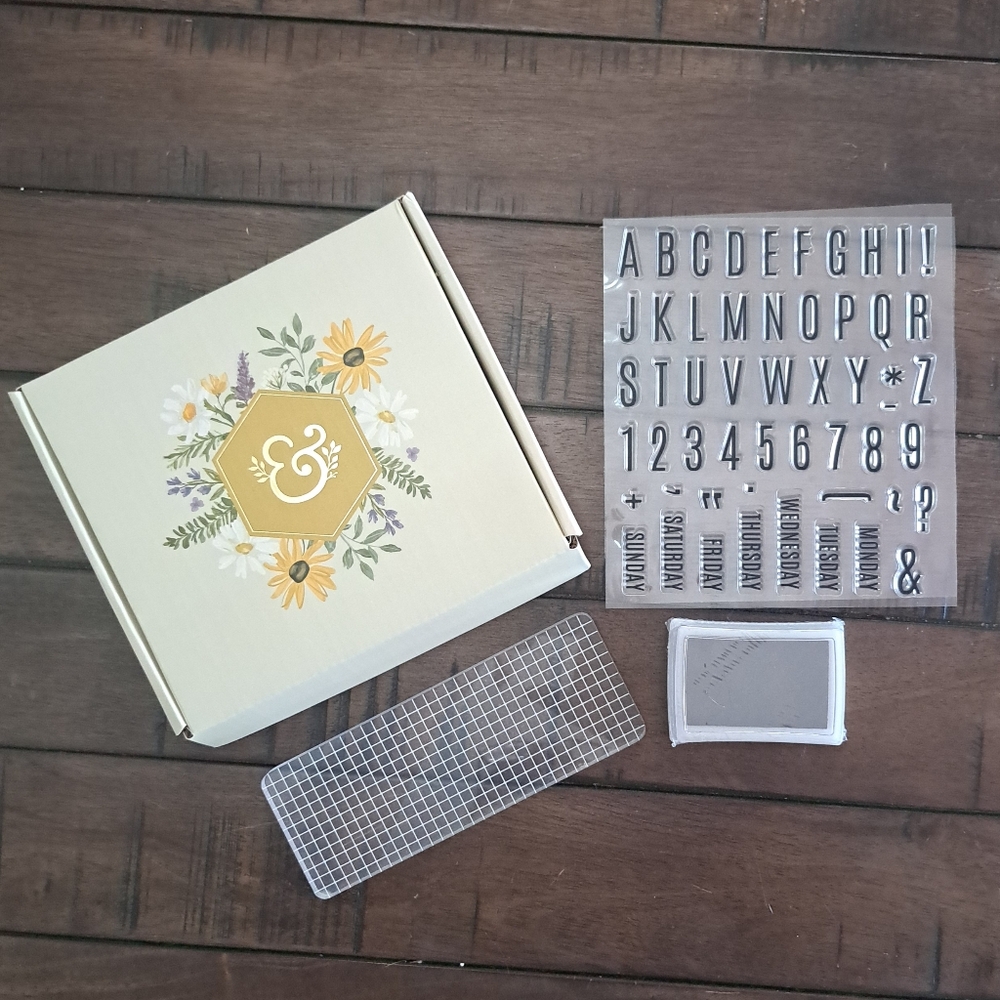 Archer And Olive Alpha Stamp Set